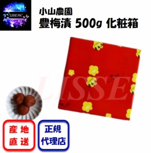 豊梅漬 500g 化粧箱 むかしながらの梅干 すっぱめの梅 贈答用 食べ頃サイズ 御中元 敬老の日 御歳暮 高級梅干 令和 贈答 小山農園 産地直