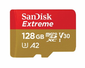 SanDisk Extreme マイクロsdカード microSDカード 128GB microsdカード SanDisk サンディスク UHS-I U3 V30 4K A2 10 R:190MB/s W:90MB/s