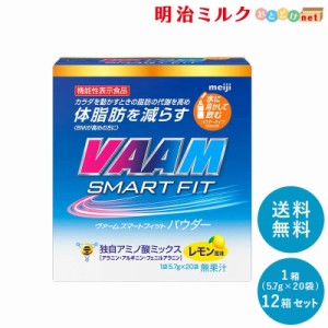 VAAM ヴァーム スマートフィットパウダー レモン風味 20袋入 5.7g×20袋 セット 明治 meiji まとめ買い ダイエット 筋トレ バーム