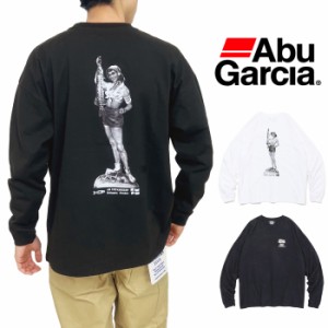 【ゆうパケット1点まで送料無料】AbuGarcia アブガルシア ミスABU 長袖BIGTシャツ メンズ ロンT フィッシング 釣り アウトドア ゆったり 