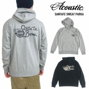 【SALE★40%OFF】【送料無料】ACOUSTIC アコースティック 裏毛プルオーバーパーカー メンズ レディース スウェット トップス 長袖 アメカ