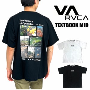 【2024春夏新作】【SALE★10%OFF】【ゆうパケット1点まで送料無料】ルーカ RVCA TEXTBOOK MID 半袖Ｔシャツ トップス アート サーフ スケ