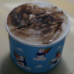 カップアイス アイスクリーム ジェラート マーブルチョコレート  ミルクとチョコレートのおいしいコンビネーション　魁ジェラートアイス