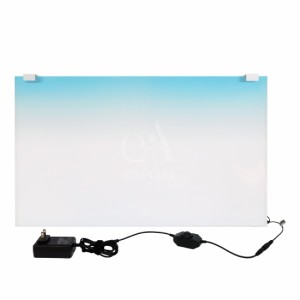esAqua 水槽 バック スクリーン (600×360)  LEDライト PSE認証 メーカー正規保証 アクアリウム ライトスクリーン 【 調光器付 】 水槽ラ