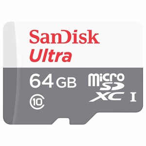 SanDisk サンディスク 64GB SDSQUNR-064G-GN3MN Ultra Class10 UHS-I マイクロSD microSDカード microSDHC 最大読み込み速度 100MB/s