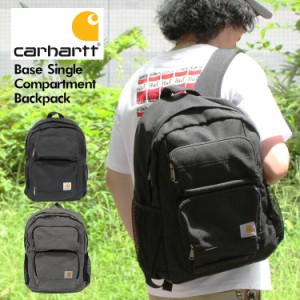 Carhartt カーハート Base Single Compartment Backpack バックパック 27L リュックサック バッグ メンズ レディース ブラック 黒 グレー