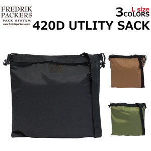 FREDRIK PACKERS フレドリックパッカーズ 420D UTILITY SACK L ユーティリティ サック ショルダーバッグ サコッシュ メンズ A4 プレゼン