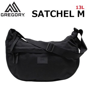 GREGORY グレゴリー SATCHEL M サッチェルM ショルダーバッグ 斜めがけ B5 13L ブラック ナイロン メンズ レディース プレゼント ギフト 