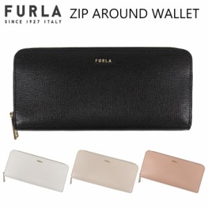 FURLA フルラ BABYLON ZIP AROUND XL バビロン ジップアラウンド PCX8UNO B30000 長財布 ロングウォレット 収納 レディース グレー ベー