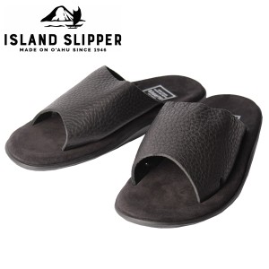 ISLAND SLIPPER アイランドスリッパ サンダル スリッパ シューズ メンズ ブラック レザー スエード PTソール PBS705BH プレゼント ギフト