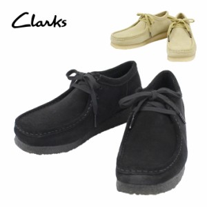 Clarks クラークス WALLABEE ワラビー カジュアルシューズ モカシン 靴 革靴 スエード スウェード 本革 メンズ 26155515 26155519 ブラッ