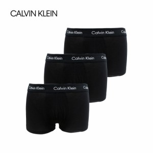 CALVIN KLEIN カルバンクライン COTTON STRETCH コットンストレッチ ボクサーパンツ 3PK 3枚組 3枚セット NB2614 001 メンズ ブラック 黒