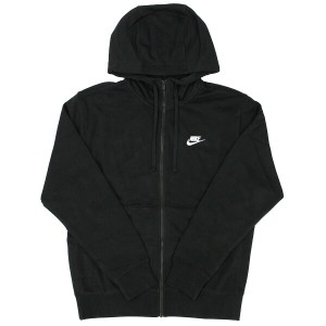 NIKE ナイキ Club French Terry Full Zip Hoody クラブ フレンチテリー フルジップ フーディ パーカー メンズ ロゴ ブラック BV2649 010 