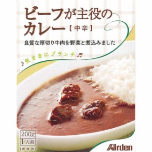 気ままにブランチ ビーフが主役のカレー 中辛 (200g 1人前) ビーフ カレー レトルト 食品 常温保存