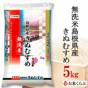 精米 特A 5kg お米 令和5年産 無洗米 島根県産 きぬむすめ 内祝い 熨斗承ります キヌムスメ 送料無料 白米