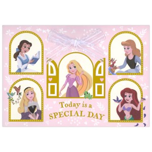 バースデーカード ディズニー プリンセスたちからお祝い EAR-816-759 ホールマーク 立体カード リボン付き 飛び出す Birthday Card お誕