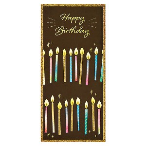 バースデーカード 二つ折りカード ろうそくいっぱい L1004 サンリオ Birthday Card グリーティングカード お誕生お祝い