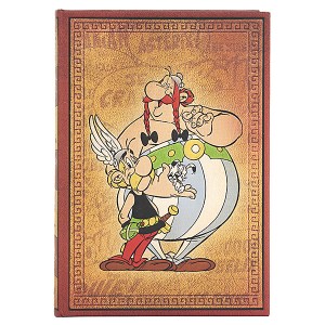 paperblanks ペーパーブランクス ノートブック ミディ（MIDI）サイズ PB9704-4 Asterix & Obelix ハードカバー ゴムバンド 144頁 罫線