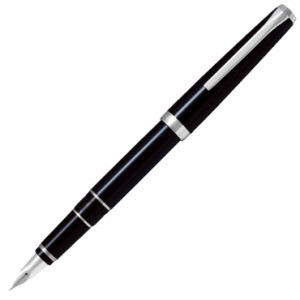 PILOT パイロット 万年筆 エラボー ブラック FE-25SR-B（ペン種 要選択/SEF・SF・SM・SB） ペン先コントロールプレート：14K ロジウム仕