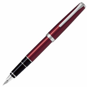 PILOT パイロット 万年筆 エラボー レッド FE-25SR-R（ペン種 要選択/SEF・SF・SM・SB） ペン先コントロールプレート：14K ロジウム仕上