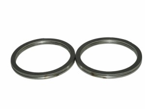 XS-12 キタコ Kitaco マフラーガスケット51x60 2個セット Muffler gasket★19-3715 テンプター400 サベージ400 イントルーダー400 ブルー