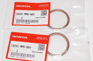 ホンダ純正部品 18291-MM5-860 マフラーガスケット 37x45 2個セット Muffler gasket Genuine parts★2X-5021 AX-1 VT400S  XL250ディグリ