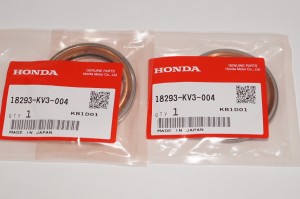 ホンダ純正部品 18293-KV3-004 マフラーガスケット 43x59 2個セット Muffler gasket Genuine parts★2X-5030 NSR250 NSR250R NSR250SE NS