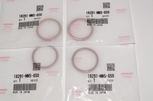 ホンダ純正部品 18291-MN5-650 マフラーガスケット 32x40 4個セット Muffler gasket Genuine parts★4X-5018 XL250R CB90 JADE250 レブル