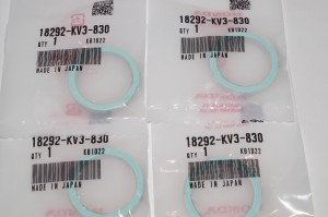 ホンダ純正部品 18291-KV3-830 マフラーガスケット 28x36 4個セット Muffler gasket Genuine parts★4X-5020 NSR250 NSR250R