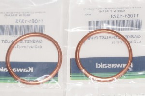 カワサキ純正部品 11061-1373 マフラーガスケット 36ｘ41 2個セット Muffler gasket Genuine parts★2X-5064 ヴェルシス1000 ZX1000BF ニ