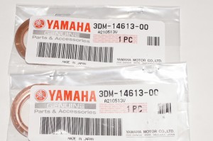 ヤマハ純正部品 3DM-14613-00 マフラーガスケット 22x33 2個セット Muffler gasket Genuine parts★2X-5039 ビーノ4スト ボックス ビーウ