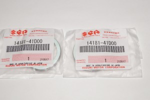 スズキ純正部品 14181-41D00 マフラーガスケット 31x39 2個セット Muffler gasket Genuine parts★2X-5049 アドレスV100 アドレス110 ス