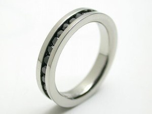 リング ステンレス 指輪 サージカルリング ステンレス 指輪アクセサリー ステン316L レーザー刻印 刻印無料 名入れ ギフト ブラックジル