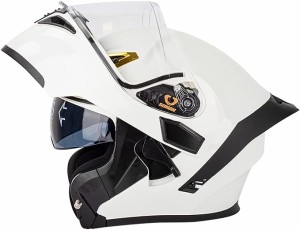 バイクヘルメット フルフェイスヘルメット フリップアップヘルメット システムヘルメット レンズ内蔵ダブルシールド UV日焼け止め ジェッ