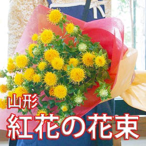 紅花 送料無料  【 紅花束 】べに花 ベニバナ ベニ花 べにばな  山形 紅花染め 紅花油 紅花墨 紅花紬 口紅 紅花食品 紅花茶 ポイント消化