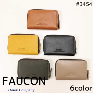 メール便発送 ホークカンパニー Hawk Company カードケース FAUCON フォコン 3454 レザー コインケース じゃばら式 メンズ レディース プ