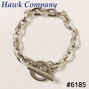 メール便発送 Hawk Company ホークカンパニー 6185 ブレスレット チェーン マット  メンズ レディース ユニセックス アクセサリー 01