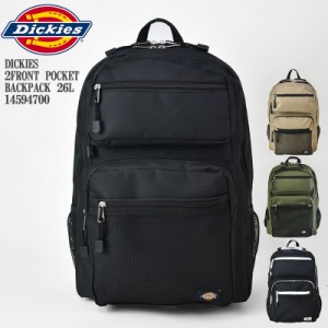 DICKIES ディッキーズ 2FRONT POCKET BACKPACK 26L 14594700 ナイロン リュックサック リュック バックパック カバン 鞄 メンズ レディー