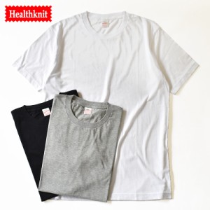 【国内正規品】【21ss新作】Healthknit ヘルスニット ベーシック クルーネック 半袖Tシャツ 2201 