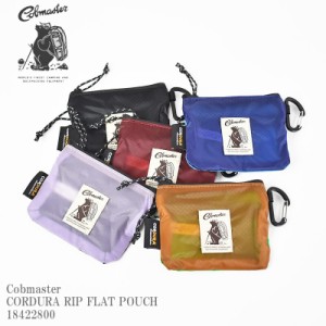 Cobmaster コブマスター COB CORDURA RIP FLAT POUCH 18422800 コーデュラ リップ フラット ポーチ コインケース ウォレット カラビナ付