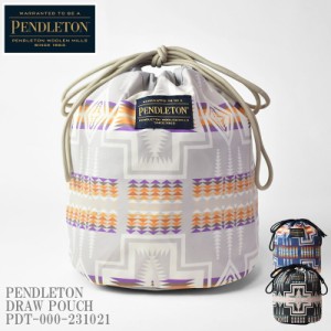 PENDLETON ペンドルトン DRAW POUCH PDT-000-231021 ドローポーチ 巾着 ショルダー チーフジョセフ柄 バッグ 防寒  メンズ レディース ユ