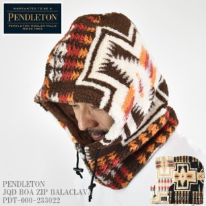 PENDLETON ペンドルトン JQD BOA ZIP BALACLAVA PDT-000-233022 ジャガード ボア バラクラバ フード マフラー ジョセフ柄  防寒 メンズ 