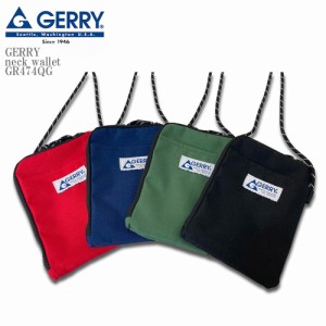 GERRY ジェリー neck wallet GR474QG ネック ウォレット 小物入れ ポーチ サコッシュ スマホケース ロゴ アウトドア ストリート メンズ 