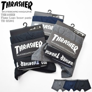 THRASHER スラッシャー plain boxer pants TH-BX001 ボクサーパンツ パンツ ロゴ 無地 レッド ブラック ネイビー チャコール スケーター 