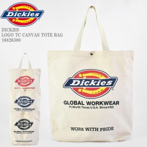 【全4色展開】DICKIES ディッキーズ DK  LOGO TC CANVAS TOTE BAG 16826300 キャンバス ロゴ キャンバス トート バッグ エコ コットン ロ