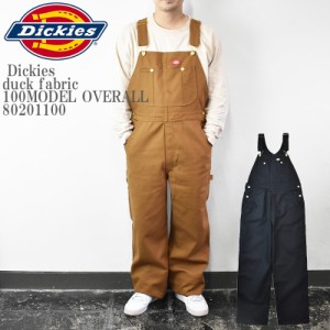 Dickies ディッキーズ DB duck fabric 100MODEL OVERALL 80201100 ダック生地 モデル オーバーオール サロペット つなぎ  ワーク スケー