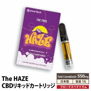 The Haze CBD CBN CBG リキッド カートリッジ 55% 内容量1g 配合 高濃度 CannaTech Classic Flavor Series IQOS アイコス ブロードスペク