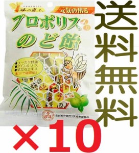 【全国送料無料】プロポリス入のど飴 100g×10袋 キャンディー