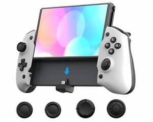 ElecGear Switchおよび有機ELモデル用の拡張コントローラー、Switch用の左右のJoy-Consを備えた拡張グリップコントローラー、有線スイッ