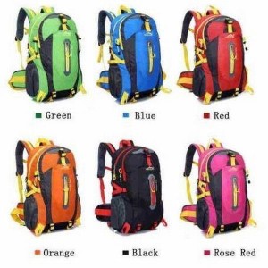 40L 防水仕様バックパック 鞄 大容量リュック ハイキング 登山